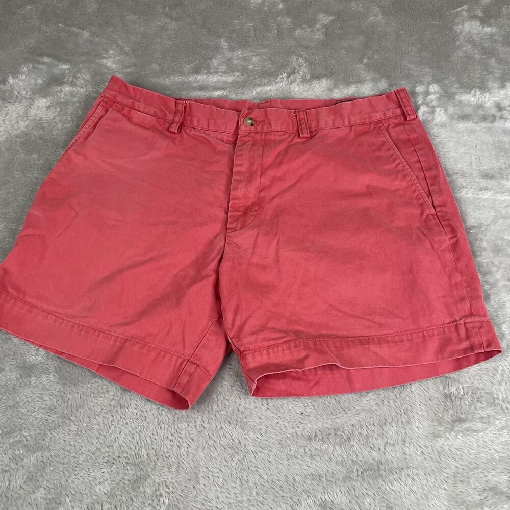 Polo Ralph Lauren Men’s Classic Fit Shorts Size 36 Coral Salmon Chino Cotton